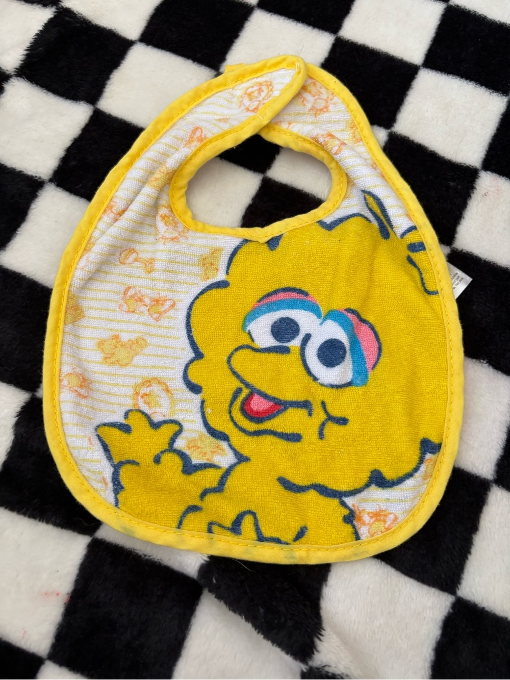 Baby Sesame Street big bird bib